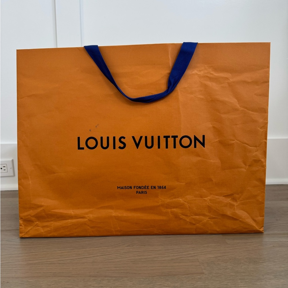 Louis Vuitton Orange Shopping Bag
